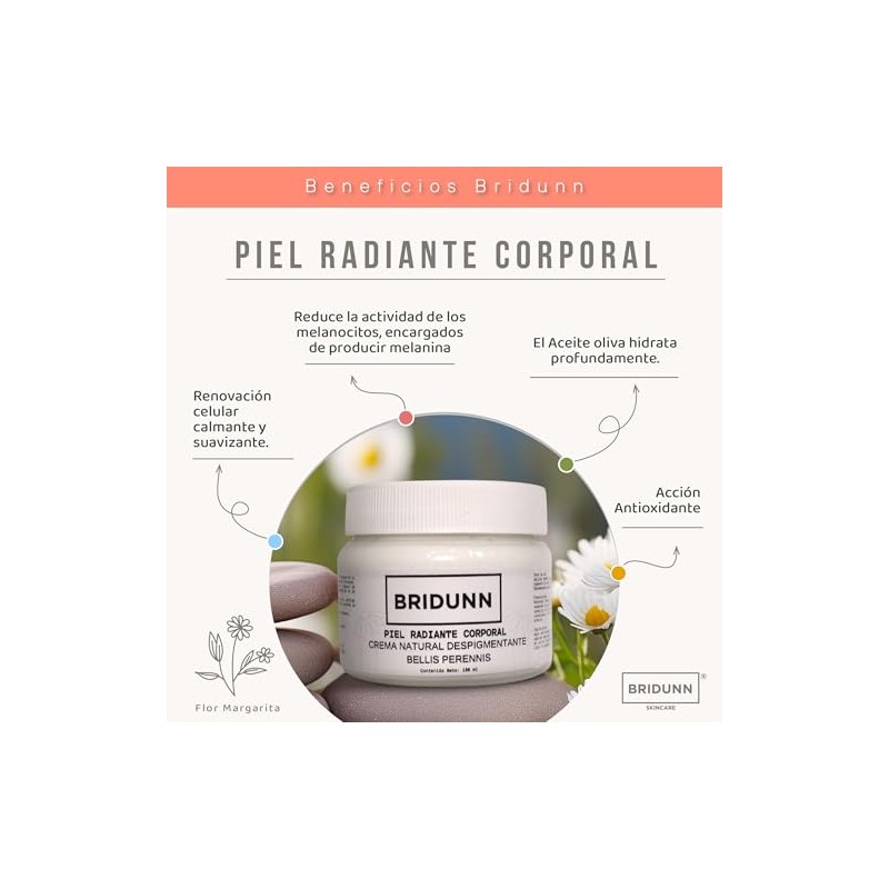 Crema Corporal Aclarante Y Despigmentante Para Cuerpo 150 Ml