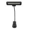 Portable Orchestra Music Stand Light Flexible Neck Clip On USB