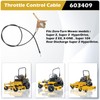 Sunluway 60" Throttle Control Cable for Hustler Super Z, Super