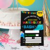 Water Slide Birthday Invitations for Boys with Envelopes, Bash Invites