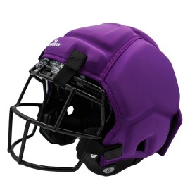 Guardian Cap 2.0 - Soft-Shell Helmet Cover for Football and Lacrosse, Purple XT