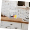 WOONEKY Bathroom Vanity Organizer Countertop 2-Tier Kitchen Spice Rack Countertop