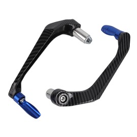Universal Motorcycle Brake Protector, KIMISS Motorbike Handlebar Lever Guards, 7/8Inch Aluminum Alloy Handlebar Brake Protector (Blue)
