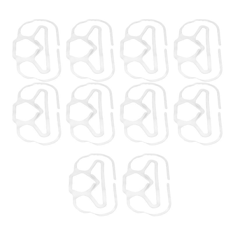 10Pcs Mask Brace Antifog Food Grade Silicone Freely Foldable Reusable