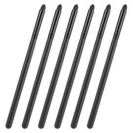 COMNICO Eyeliner Smudge Brush, 6 Pcs Smudge Makeup Brush Eye Shadow Brush Small Flat Bristles for Blending Eyeliner Smokey Eye Soft Eye Shadow Applicators Sponge Makeup Tool for Eyeshadow Eyebrow
