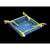 Tissus Toselli French Provencal Cotton Bread Basket Olives Blue Made