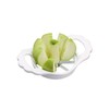 KitchenCraft Apple Corer and Slicer, Stainless Steel/Plastic, White, 11 cm