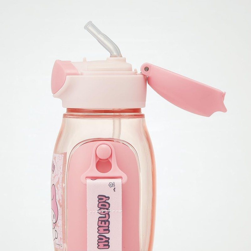 Skater PDSH6DX-A Water Bottle with Straw, 18.9 fl oz (530