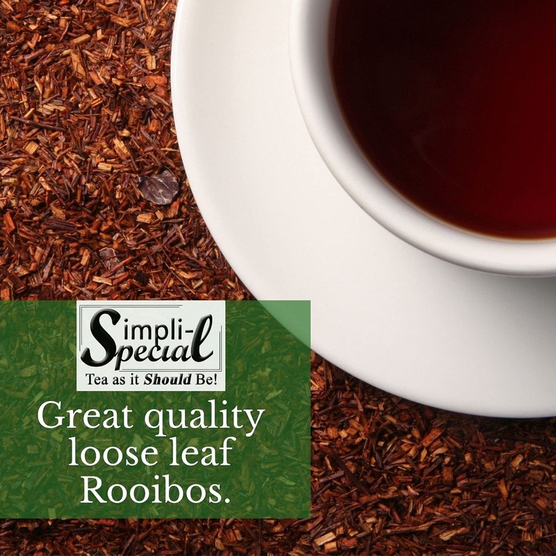 Simpli-Special Rooibos Earl Grey Herbal Loose Leaf Tea | Caffeine-Free