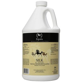 Espana Silk ESP0225E Specially Formulated Silk Protein Waterless Shampoo for Horses, 135.28-Ounce