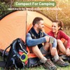Caudblor Portable Camping Clothesline Cord,Retractable Travel Clothes line, Laundry Drying