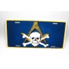 DIGIART INTERNATIONAL FREEMASON MASONIC LOGO EMBLEM SKULL CROSSBONES METAL NOVELTY