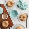 Nordicware 69800 Juego Molde Mini Bundt, Plástico, Menta, 2 Piezas