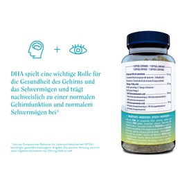 Omega 3 Fischöl Nahrungsergänzung - Minami - MorDHA Kids 3+ Omega 3 Kinder - Omega 3 Kapseln Hochdosiert mit Hoher Konzentration of DHA & EPA - Gehirn- & Sehkraft-Entwicklung - 90 Softgels