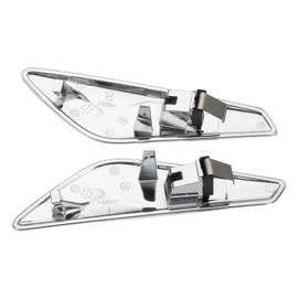 GNXfixt 2x Front Mudguard Trim 51117338570 51117338569 for X3 X4 F25 F26 2015-2018 Mudguard Fender Trim