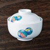 Takumifu Arita Ware Small Bowl with Lid, Balloons, Small Lid,