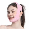 V-Line Face Contouring Band Massager for Double Chin Care Pink