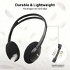 Wuopzf USB-C Wired on-Ear Headphones with Microphone & in-Line Control,