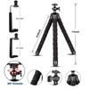 Thapncow Flexible Tripod with Universal Clip, 360° Rotating Smartphone Holder,