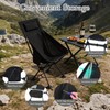High Back Lightweight Camping Chair for Adults with Wide Seat