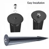 OLYMSTAR Metal Ground Stake Spike for Outdoor Landscape Spot Flood