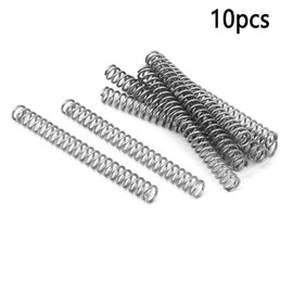 MACHSWON Compression Spring for Electronics Home Appliances Furniture Machinery Stainless Steel Compressed Spring 0.7mm Wire Dia, 5mm OD, 50mm Free Length 10pcs