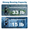 ONIKK Ceiling Hooks for Hanging Plants (4 PCS Black), Heavy