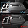 SENSHINE Center Console Cover for Chevy Silverado/GMC Sierra Accessories 2019-2023