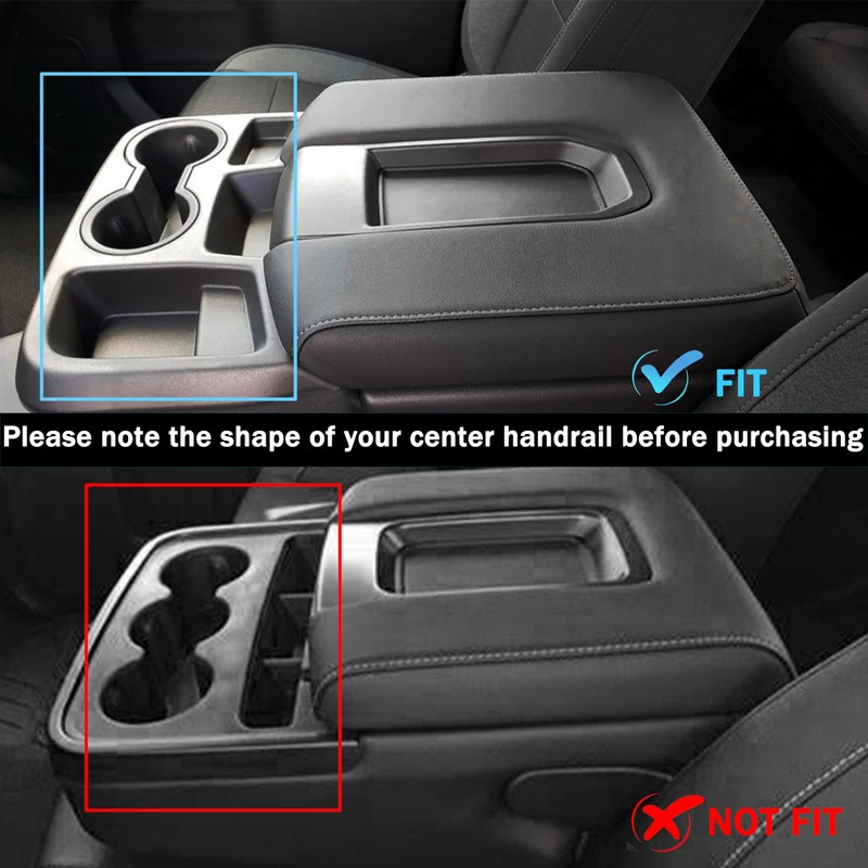 SENSHINE Center Console Cover for Chevy Silverado/GMC Sierra Accessories 2019-2023