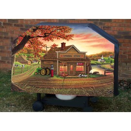 Cheetah & Cubs BBQ & Gas Grill Cover ~ Heavy Duty Vinyl ~ All Weather Waterproof ~Size Options in Drop Down menu (58x44x24)