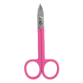 ASM® Professional Pedicure Ingrown Toenail Scissors Clippers - Heavy Duty Stainless Steel Thick Manicure Set for Women, Scissors Small Nail Sets - Cuticle Remover Toenail Clippers Nail Care (Pink)