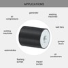 sourcing map 40 x 50mm M10 Thread Female Rubber Mounts,