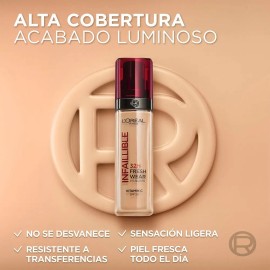 Base Infaillible 32h Fresh Wear 30ml L'oréal Paris 220 Sable Sand