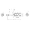 ONKODO BP-146B Unpainted, Non-Plated BFA Shape Banana Plugs (Phosphor Bronze)