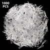 1000 clips de cocodrilo de plástico en forma de U