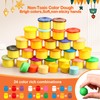 3-in-1 24 Cans Playdough Set for Toddlers Kids, Play Kitchen