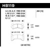 Hawk Performance HB119F.594 HPS Performance Ceramic Brake Pad