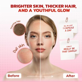 PEAKPURY Collagen Biotin Resveratrol Saw Palmetto - Skin, Joint Health Support - Made in USA