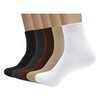 SERISIMPLE Viscose Bamboo Men sock Breathable Sock Quarter Thin Ankle