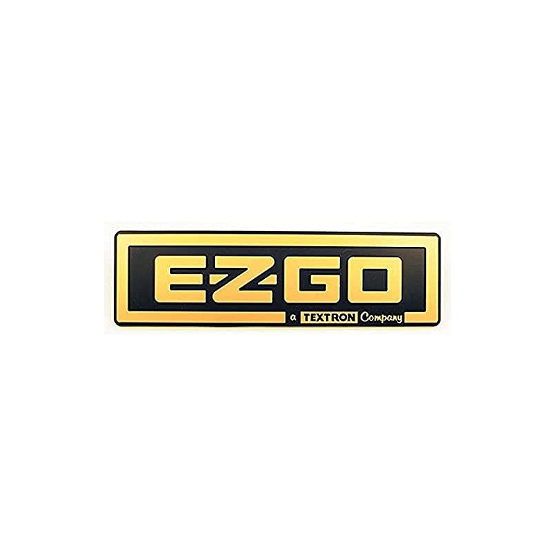 Front Name Plate/Emblem EZGO TXT Golf Cart Gas Electric 1996-2013