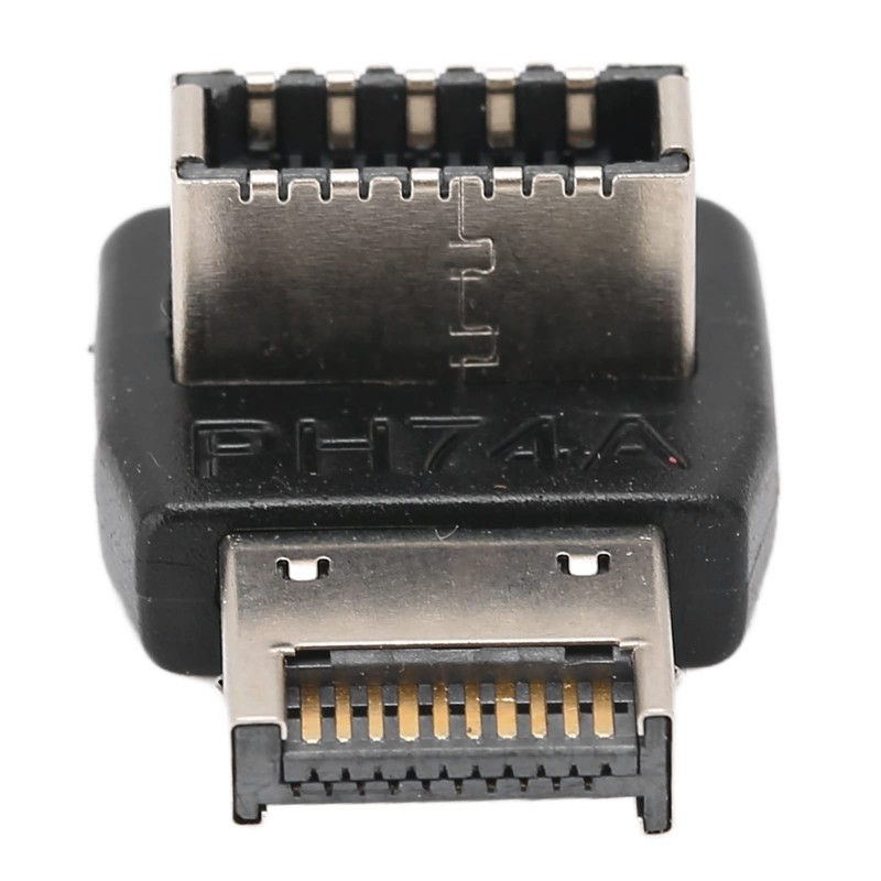 USB Type E Adapter, 90 Degree 10Gbps USB 3.1 Type