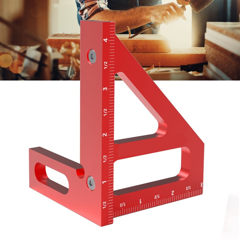 Multi Angle Measuring Triangle Ruler 45 90 Degree Angle Gauge