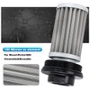 Aswalling Universal Filter BLACK AN6 Inline Fuel Filter E85 Ethanol