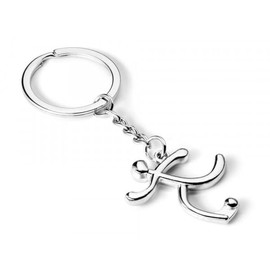 Gadget Master Football Fan Keyring Football Love World Cup, silver
