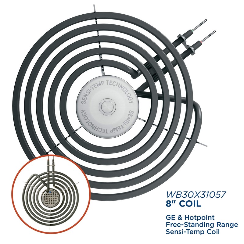 ELECTRIC RANGE BURNER ELEMENT SENSI-TEMP COIL - 8”