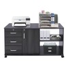 Amtarnctia Mobile Filing Cabinet, 4-Drawer File Cabinet, Mobile Lateral Printer