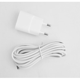 tiiwee tiiwee Home Alarm System Components Power Supply - Extra Long 2 Metre Cable Compatible with Motion Sensor Alarm Systems A2 and X4, Sirens A3 and X3 and Motion Detector TWPIR02