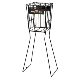 Tourna Ballport 75 Ball Heavy Duty Tennis Hopper Black