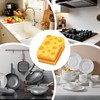 Genérico Dish Sponges Kitchen Cute Dot Double-Sided Non-Scratch Scrubbing