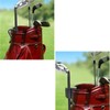 PCTC 4 PCS Golf Club Bag Clips On Putter Clamp